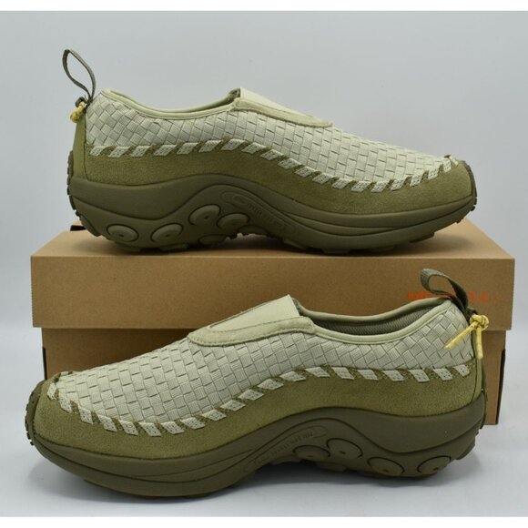 Merrell Mens Size 9 Jungle Moc‎ EVO Woven SE Willow Green Slip On Loafers Shoes main image 8